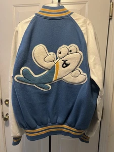 Vintage Holloway Varsity Jacke Letterman Wolle Leder Made in USA Größe Large - Bild 1 von 4