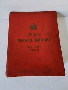 Ih International Scout II CTS-2304 Truck Service Manual - Picture 1 of 9