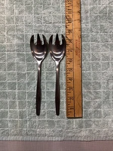 Dansk ODIN Finland Satin Stainless Flatware -Spork Fork and Spoon  Set 8 3/4" - Picture 1 of 5