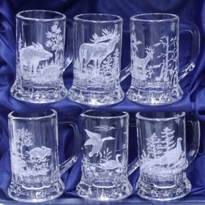 Juego de 6 vasos Krugle de licor con motivo de caza - 2 cl - - Imagen 1 de 6