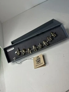 Carol Felley schwer 43 g 7 Zoll langes Sterlingsilber Geschichtenerzähler Armband Southwestern - Bild 1 von 3
