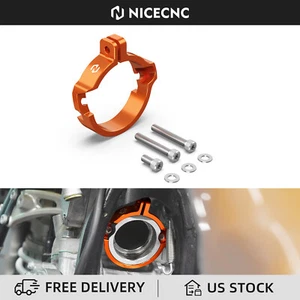 NiceCNC Pipe Flange Cover Guard For KTM 250 300 XC SX 2023-2024 EXC XCW 2024 - Picture 1 of 13