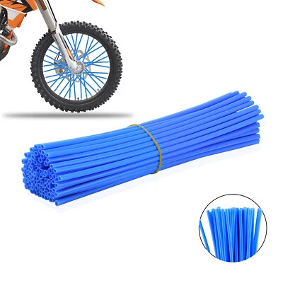 Cubiertas de radios para motocicletas 72 piezas envolturas protector de llanta de rueda Foto 1 de 4