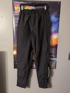 Performance Men's Black Zip Hem Lined Bicycle Wind Pants Size M - Picture 1 of 7