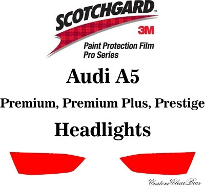 Película protectora de pintura 3M Scotchgard serie Pro precortada 2020 2021 2022 Audi A5 Foto 1 de 3