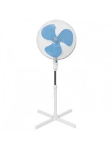 bestron Stand Ventilator mit Schwenkfunktion höhenverstellbar weiß blau 122 cm - Bild 1 von 2