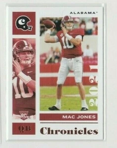 MAC JONES '21 CHRONICLES BRONZE PARALLEL ROOKIE CARD-GRAB THIS CARD TODAY!! - Picture 1 of 12