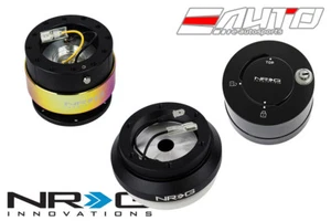 NRG Steering Wheel Short Hub 130H + Black Gen2 Quick Release Neo Ring + LB Lock - Picture 1 of 4