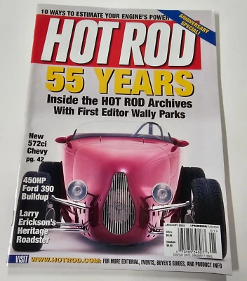 Hot Rod Magazine January 2003 55 Years Hot Rod Archives #2108 - Image 1 of 2