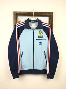 Vintage Adidas France World Cup Jacket Football Track Top Soccer Mens Size S - Picture 1 of 21