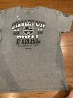 LA Los Angeles Kings 2014 Stanley Cup Champions Mens XL Gray Graphic Tee T-Shirt