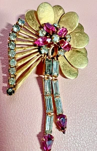 Signierter M&S Vintage Modeschmuck - Kaleidoskop Effekt.12K - Bild 1 von 7