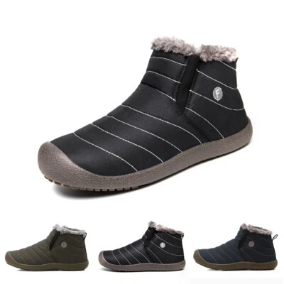 Herren Winterschuhe Thermo Winterstiefel Schneestiefel Gefütterte Schneeschuhe - Bild 1 von 4