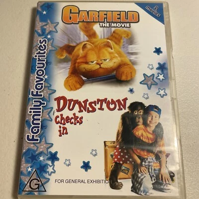 Garfield the Movie / Dunston checks in DVD 2 disc set Region 4 Free Oz Post - image 1 of 4