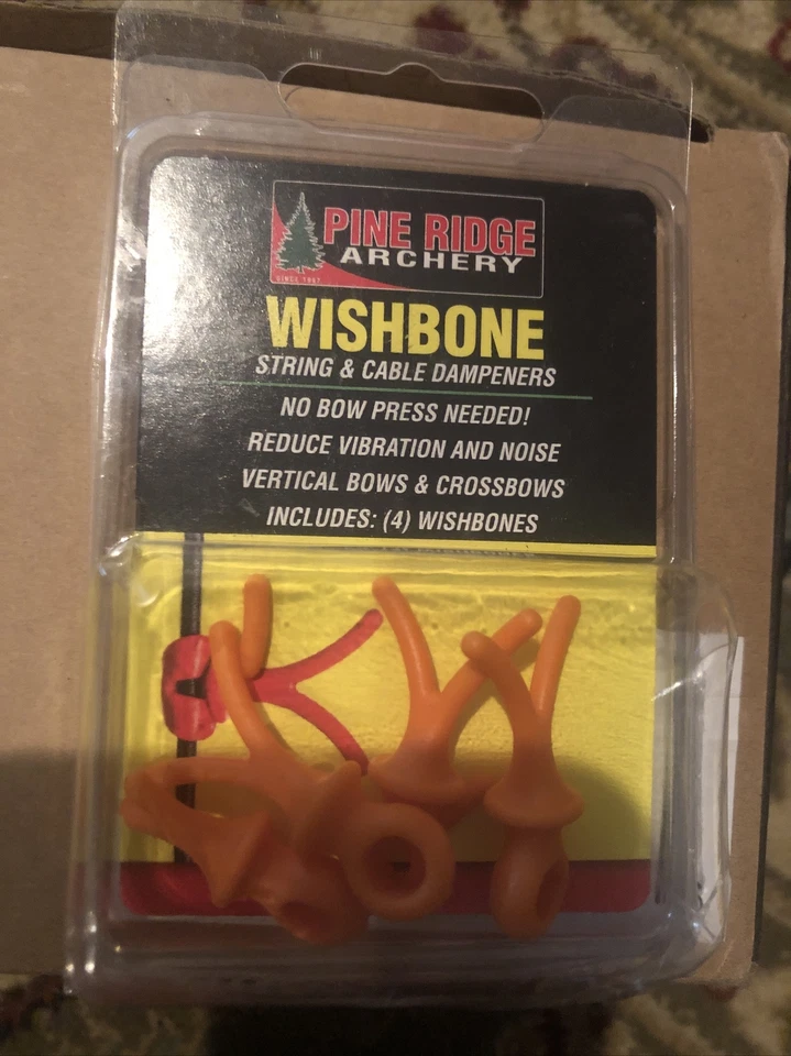 Pine Ridge Wishbone String & Cable Dampener - Orange (3pack 1 Broken of 4) - Image 1 of 1