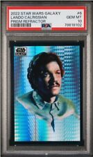 2022 Topps Chrome Star Wars Galaxy 6 Lando Calrissian Prism Refractor /75 PSA 10