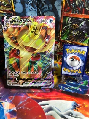 Meowth VMAX SWSH005 Jumbo Oversized Promo Card Pokemon  - Image 1 of 2