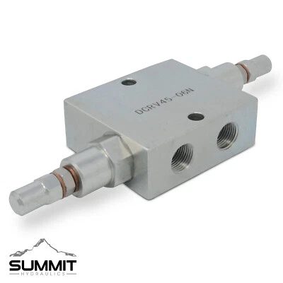 Dual Crossover Hydraulic Relief Cushion Valve, 3/8” NPT Ports, 12 GPM Max Flow - Image 1 of 4