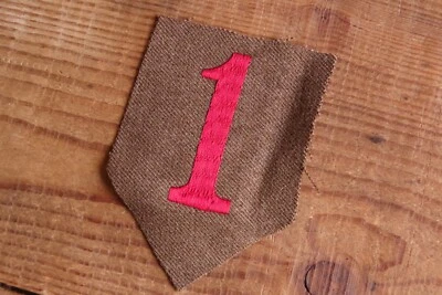 1st Infantry Division Patch TYPE 2 Miss Drop 44 Patch King - Image 1 of 2