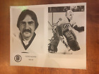Photo vintage de la LNH Rogie Vachon Boston Bruins 8 x 10 (voir description)