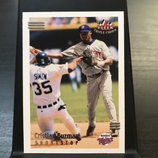 2002 (TWINS) Fleer Triple Crown #93 Cristian Guzman