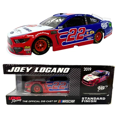 Lionel Racing Nascar #22 Joey Logano AAA Insurance 2019 Mustang 1:24 diecast Foto 1 de 4