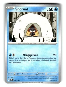 Pokemon Festival Terastal EX Prismatic Evolutions Snorunt 037/187 - Picture 1 of 4