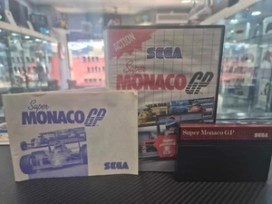 Super Monaco GP Master System Game With Manual Fast Delivery - Picture 1 of 9