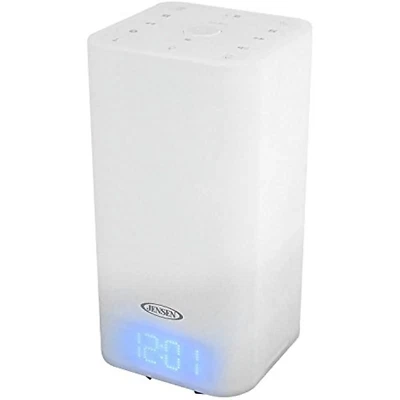 Jensen JCR-370 Mood Lamp Digital Dual Alarm Clock Radio Rotating Color Scheme - Image 1 of 4