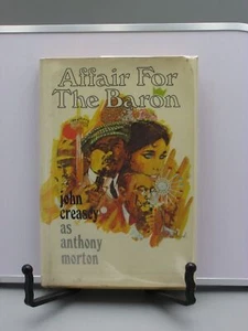 1967 AFFAIR FOR THE BARON JOHN CREASEY /ANTHONY MORTON RARE SIGNED 1ST ED BK161 - Picture 1 of 10