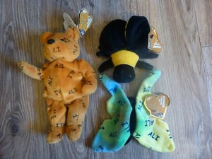 MUHAMMAD ALI 1999 SALVINO'S BOXING BAMMERS FULL SET OF 3 BUTTERFLY BEE & BEAR - Picture 1 of 11