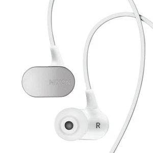 Cuffie Nixon bianche micro blaster in ear con telecomando/mic a 3 pulsanti nuove con scatola - Foto 1 di 6