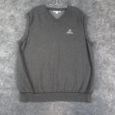 Cutter & Buck Sweater Extra Large Gray Golf Sleeveless Pullover Cotton - Image 1 of 4