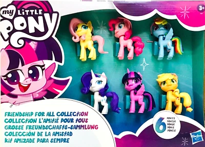 Hasbro My Little Pony Friendship For All 6 Piezas Pony Figura Colección Edad 3 Hasta Foto 1 de 2