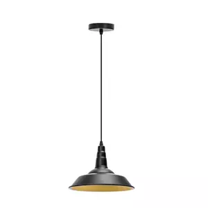 LAMPADARIO DA SOFFITTO SOSPENSIONE E27 FERRO ACCIAIO VINTAGE MODERNO - Foto 1 di 4