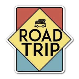 Road trip campervan camper explore adventure travel Car Sticker Decal - Picture 1 of 1