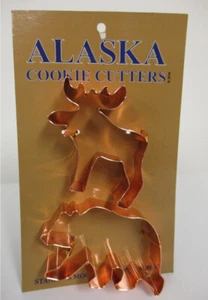 Alaska Ausstechformen Elch und Grizzlybär Formen Kupfer (NEU) - Bild 1 von 3