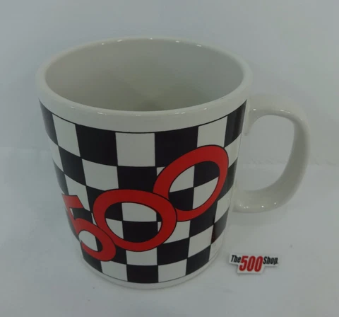 Checkered Flag 500 Collectors Coffee Cup Mag Indy 500 IndyCar Nascar Cover
