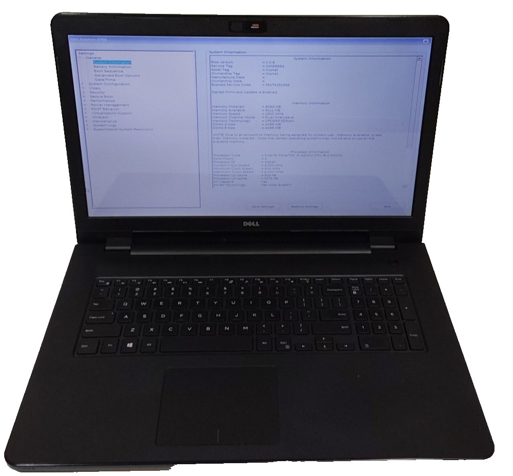 Dell Intel Core i5 6th Gen. OS Not Included PC Laptops Dell Intel Core i5 6th Gen. OS Not Included PC Laptops