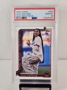 2025 Topps 2024 First Pitch FP-3 JuJu Watkins PSA Gem Mint 10 - Picture 1 of 3
