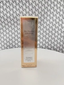 5N2 Amber hone y~ Estee Lauder Re-Nutriv Ultra Radiance Liquid Makeup SPF 20, 1o - Picture 1 of 3