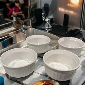 Corning Ware set 4 Ramekins bianco francese 7 oz - Foto 1 di 5
