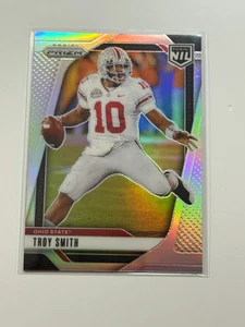 2025 Panini Ohio State Prizm Silver Holo #15 Troy Smith - Foto 1 di 2