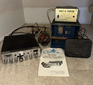 Cobra 148 GTL SSB CB Radio UNTESTED & Original Manual- VOLT-A-METER & Speaker - Afbeelding 1 van 24