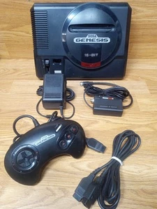 Original SEGA GENESIS Console MK-1601 Bundle - Controller + Ext & Cables *READ* - Picture 1 of 19