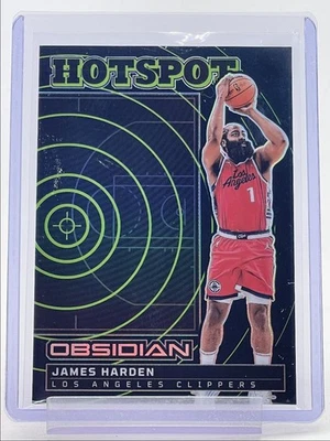 JAMES HARDEN 2024-25 OBSIDIAN HOTSPOT PINK FLOOD CLIPPERS /125 Q3974 - Image 1 of 2