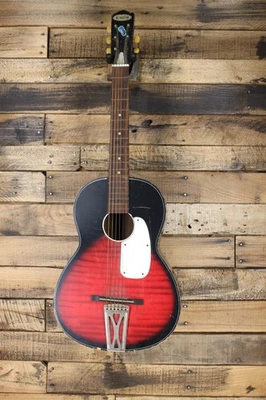 PROJECT - Vintage Kingston Parlor Acoustic Guitar, Parts or repair. #R5059 - Image 1 of 4