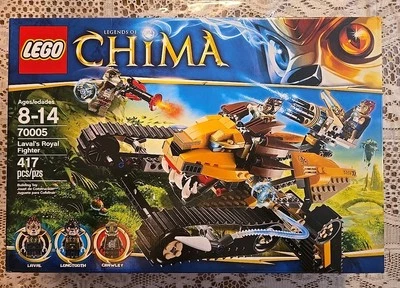 NEW SEALED - LEGO LEGENDS OF CHIMA: Laval s Royal Fighter (70005)* Read* - Image 1 of 4
