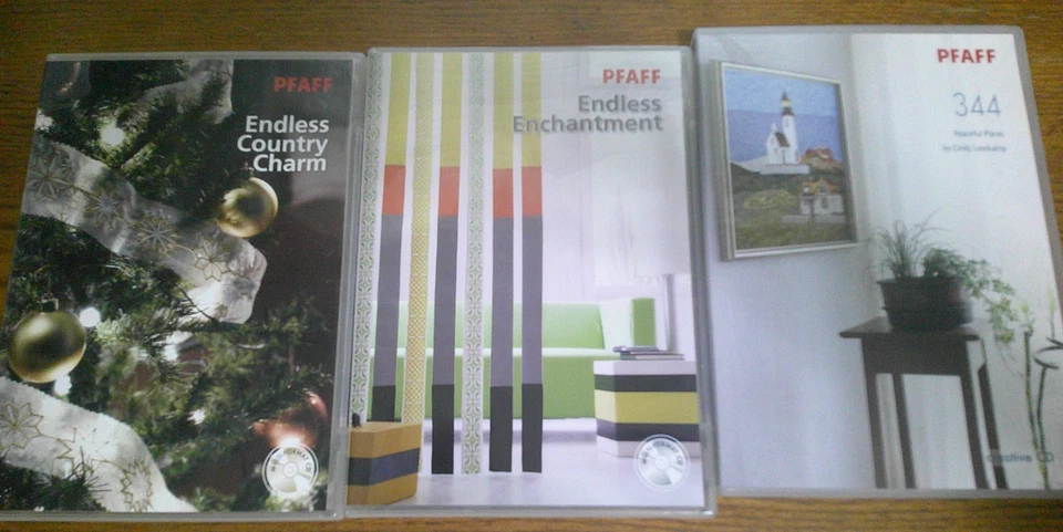 Lote de CD bordados PFAFF Foto 1 de 4