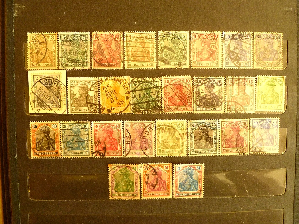 German Empire, including 3 "Germania" sets started year 1900 to WW1 of 1919. - Image 1 of 1